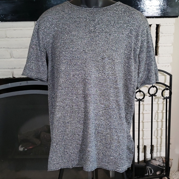 Zumo black heather knit sweater tee - Picture 1 of 5